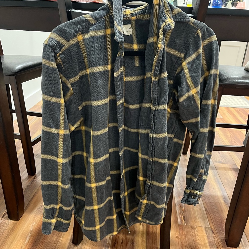 Plaid button down